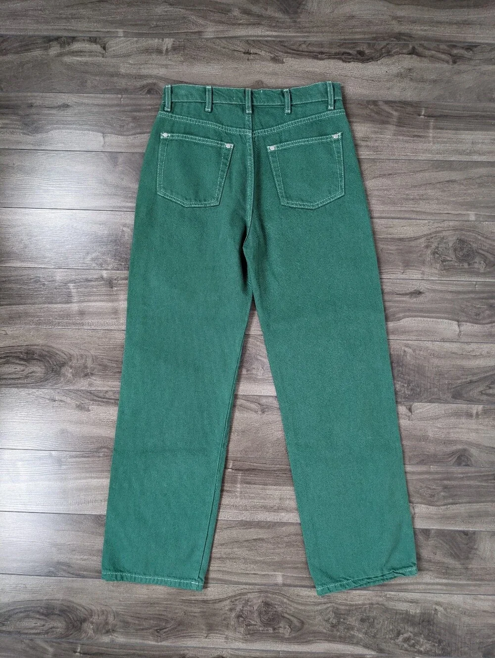 Reformation Women's Jeans Cowboy High Rise Straight Jeans Green Size 28 - Picture 11 of 12